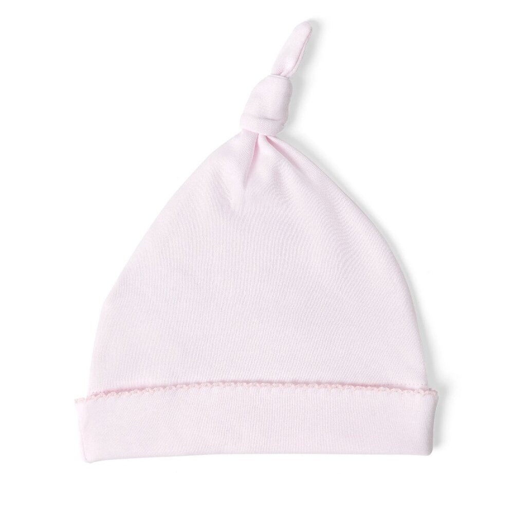 Classic Baby Newborn Top Knot Hat in Pima Cotton